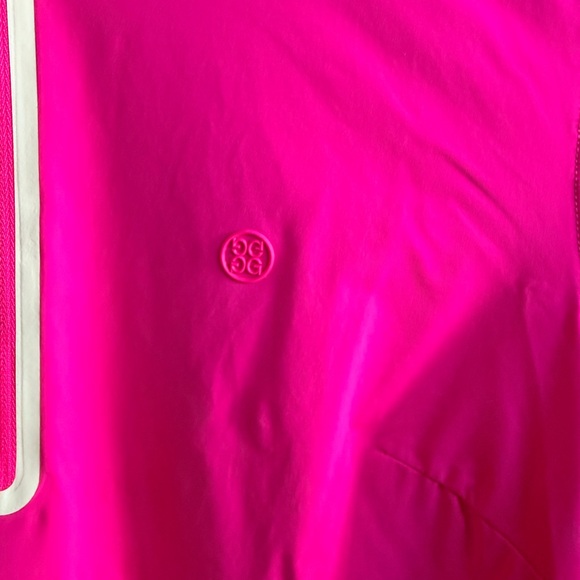 G/FORE Long Sleeve Polo 1/4 Zip Performance Golf Knockout Pink Women’s Small - Picture 6 of 7